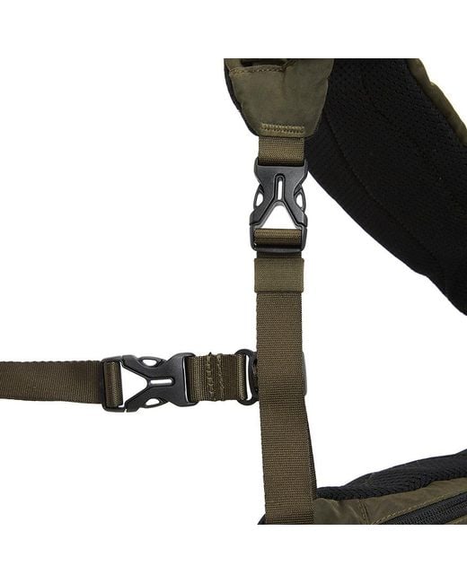 C P Company Green Bungee Cord Backpack for men