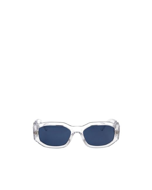 Versace Blue Medusa Biggie Sunglasses for men