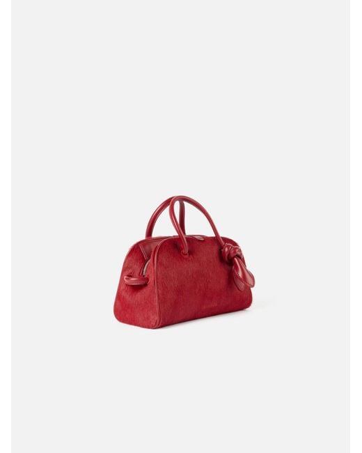 Jacquemus Red Small Turismo Bowling Bag