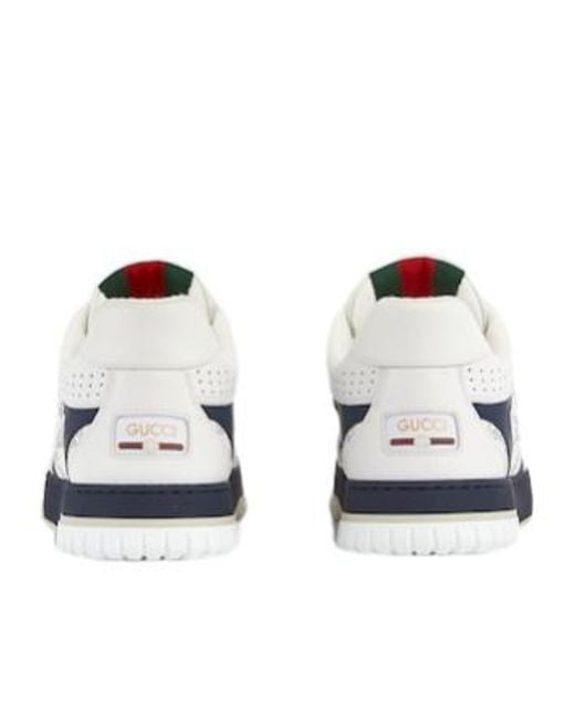 Gucci Blue "Re-Web" Sneakers for men