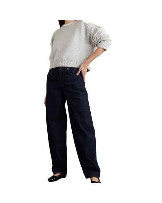 Loulou de Saison Gray Knitted From Wool And Cashmere Blend Yarn