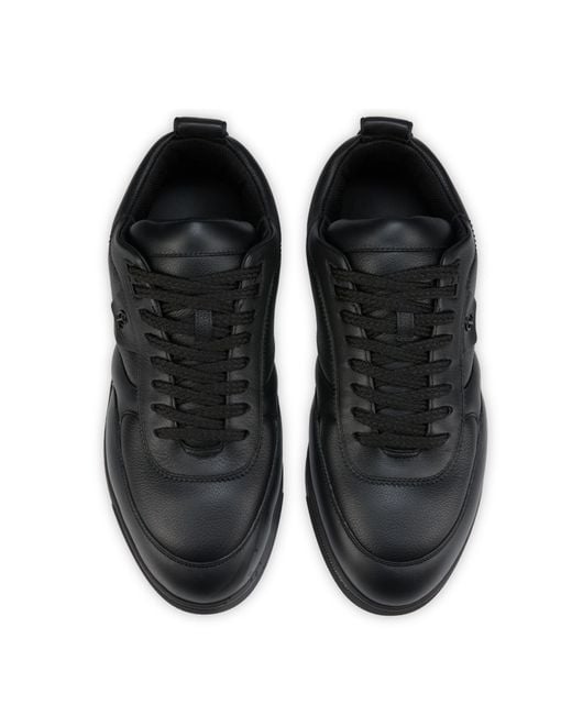 Christian Louboutin Black Apos;S Sk Vi Flat Calf Leather Low-Top Sneakers for men