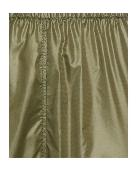 Ganni Green Elastic Waistband Trousers