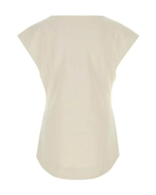 Entire studios Natural V-Neck Top for men