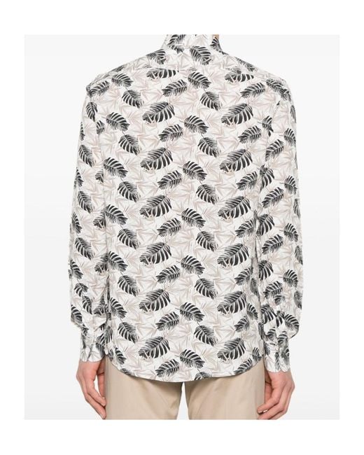 Daniele Alessandrini White Long Sleeve Shirt for men