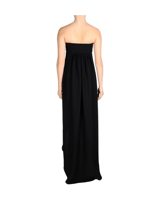 Saint Laurent Black Long Dresses
