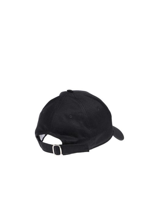 Off-White c/o Virgil Abloh Black Bookish Logo-Embroidered Baseball Cap for men