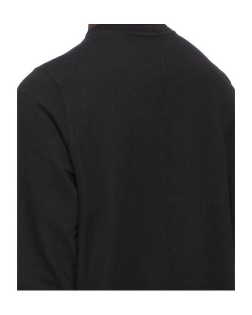 Rick Owens Black Crewneck Sweat for men