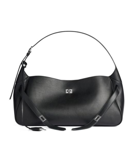 Balenciaga Black Bel Air Medium Shoulder Bag