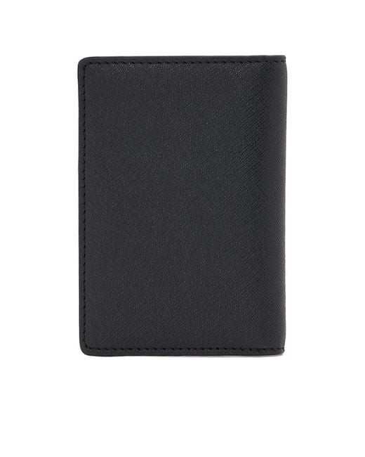 Boss Blue Medium Fold Wallet for men
