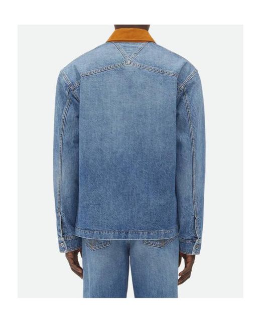 Bottega Veneta Blue Downdrift Recycled Down Jacket for men