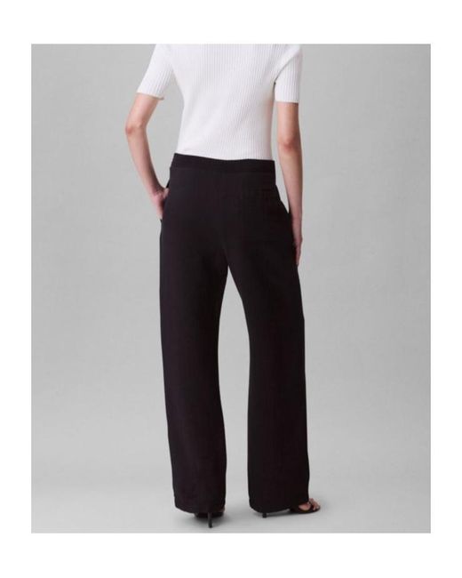 Calvin Klein Black Casual Trousers