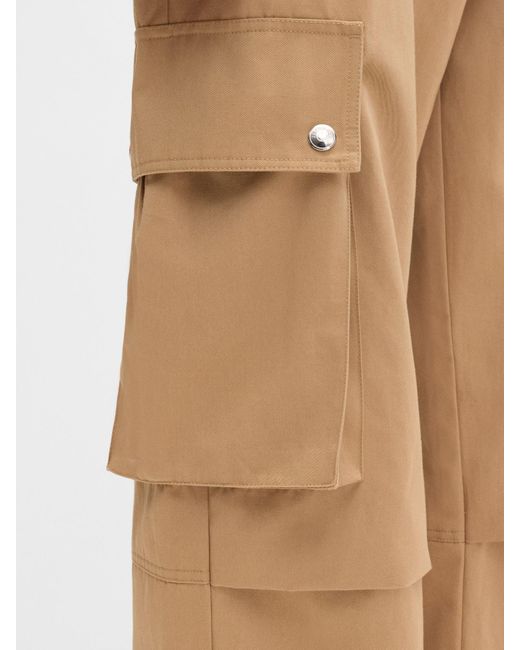 Jacquemus Natural Belted Wide-Leg Cargo Pants for men