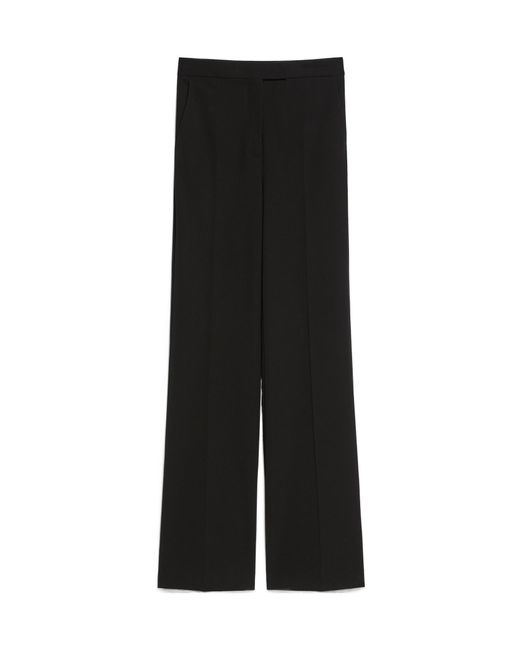 Max Mara Black Norcia Flared Trousers