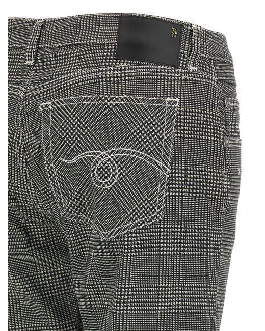 R13 Gray Casual Pants With Belt Loops