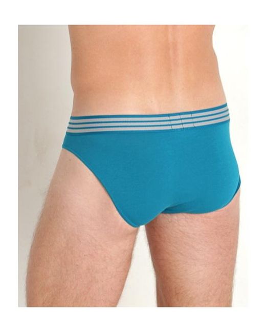 Emporio Armani Blue Elastic Waist Underwear for men