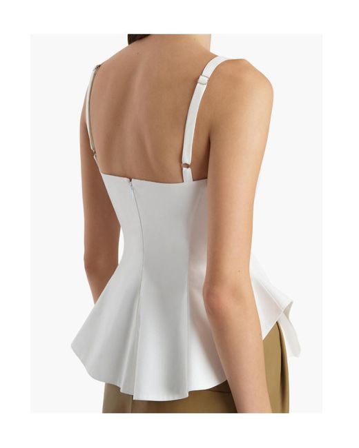 Khaite White Loa Top