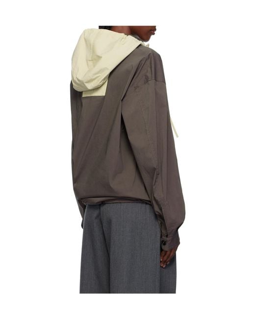 J.W. Anderson Gray Contrast Hood Pullover Jacket