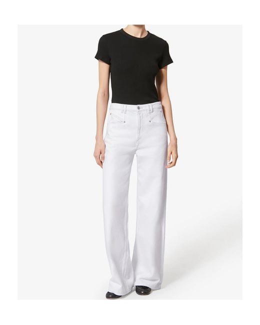 Isabel Marant White Lemony Jeans