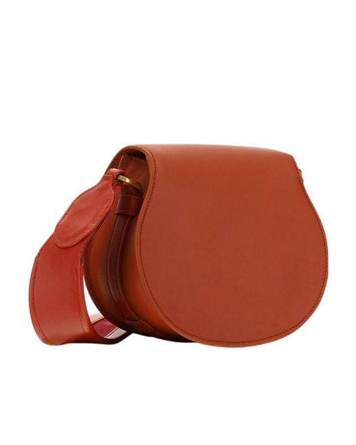 Chloé Brown Logo Shoulder Bag