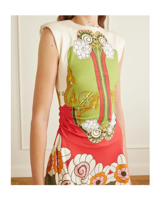 LaDoubleJ Green Lela Placée Mini Dress