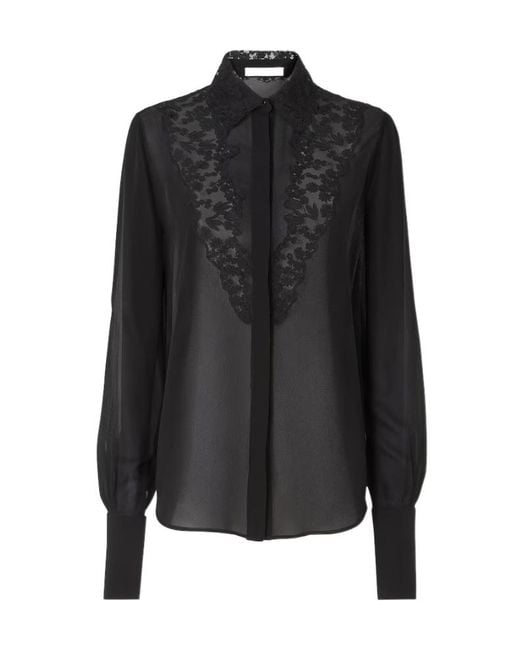 Fendi Black Georgette Shirt