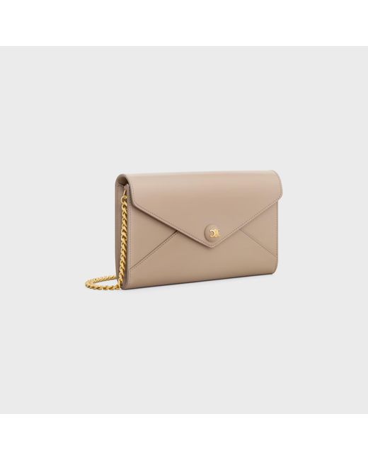 Céline Natural Envelope Wallet On Chain