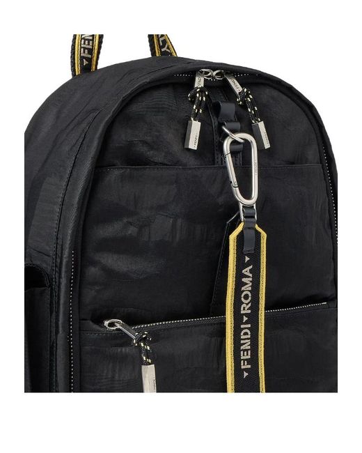 Fendi Black Climb Backpack for men