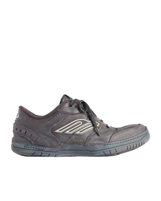 Balenciaga Gray Hamptons Worn-Out Sneaker for men