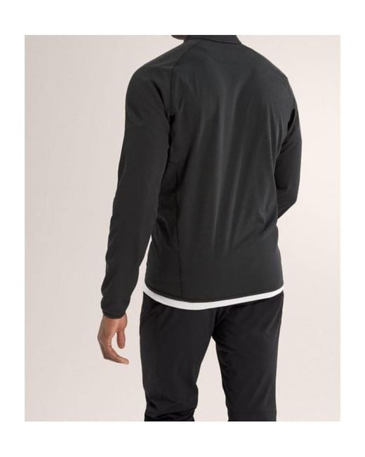 Arc'teryx Gray Delta 1/2 Zipper Collar Sweatshirt for men