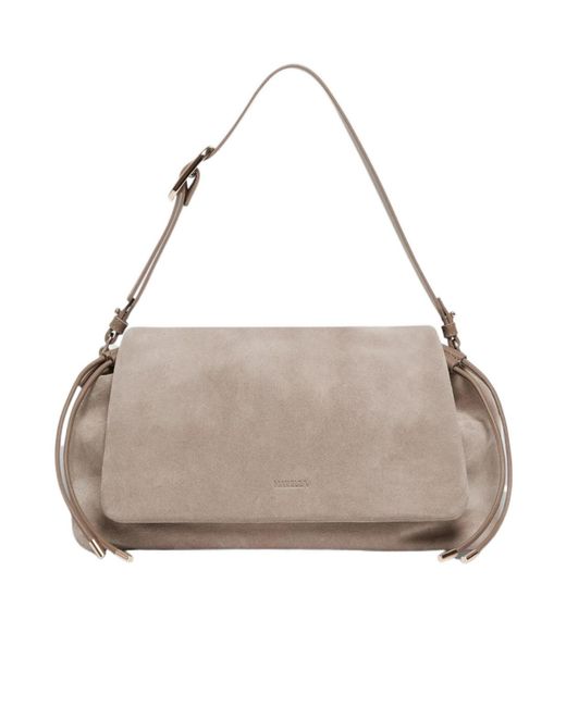 Marella Gray Mlacardato Shoulder Bag