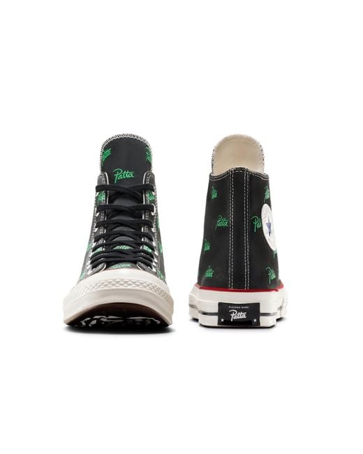 Converse Black Round-Head High-Top Casual Shoes for men