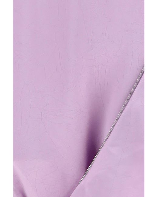 J.W. Anderson Purple Jw Anderson Asymmetric Zip Detailed Dress