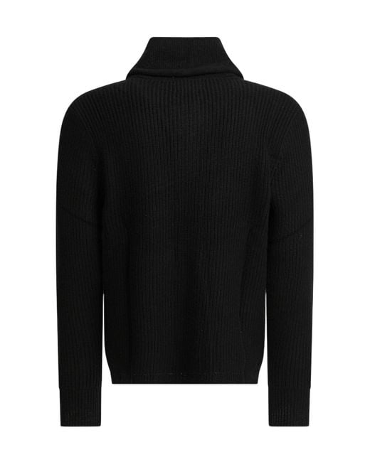 RRL Black Ralph Lauren Shawl Collar Cardigan for men