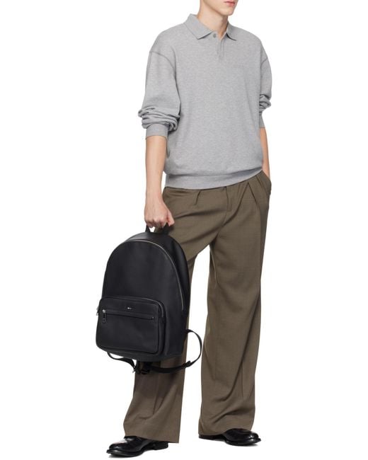 Boss Black Boss Logo Front Pocket Backpack for men