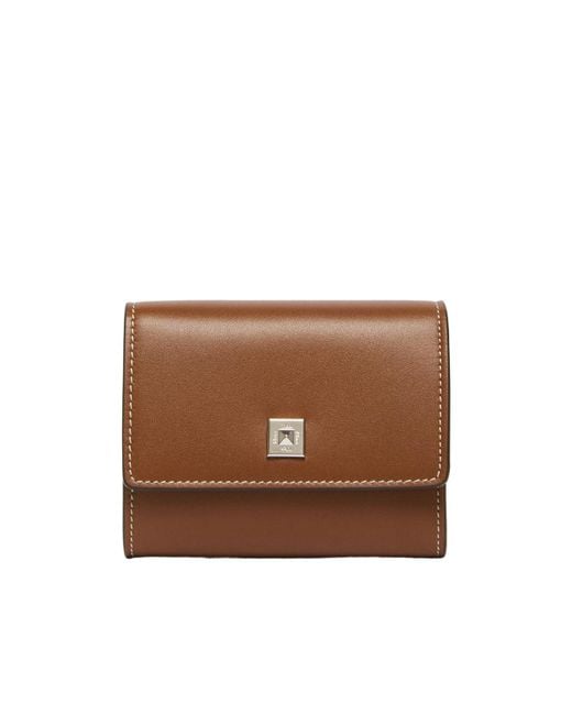 Max Mara Brown Leather Purse