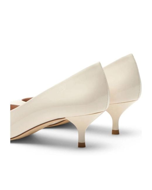 Stuart Weitzman White Stuart Power Pump 50