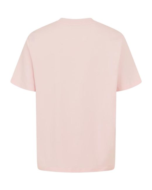 Casablanca Pink Logo Crew Neck T-Shirt for men