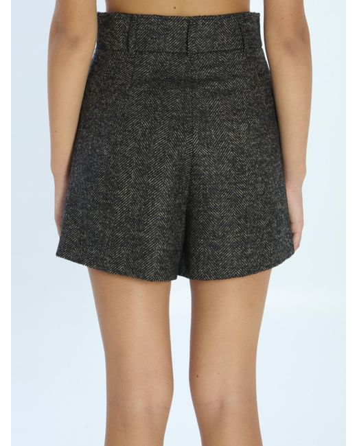 Max Mara Gray Bolzano Shorts