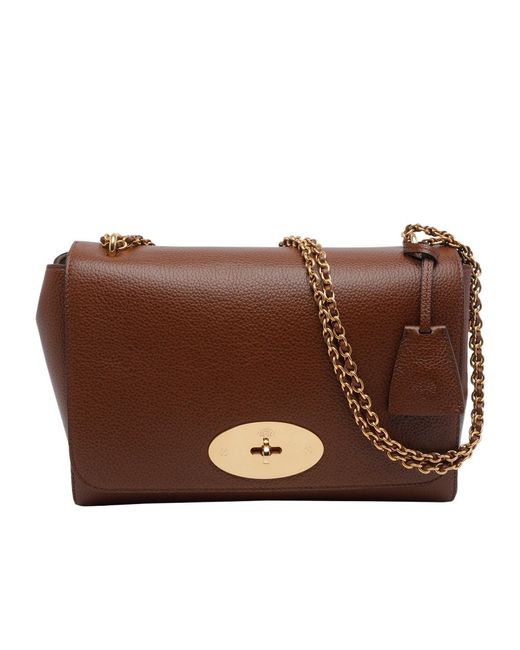 Mulberry Brown Medium Lily Shoulder Bag