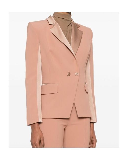 Elisabetta Franchi Pink Crêpe Jacket