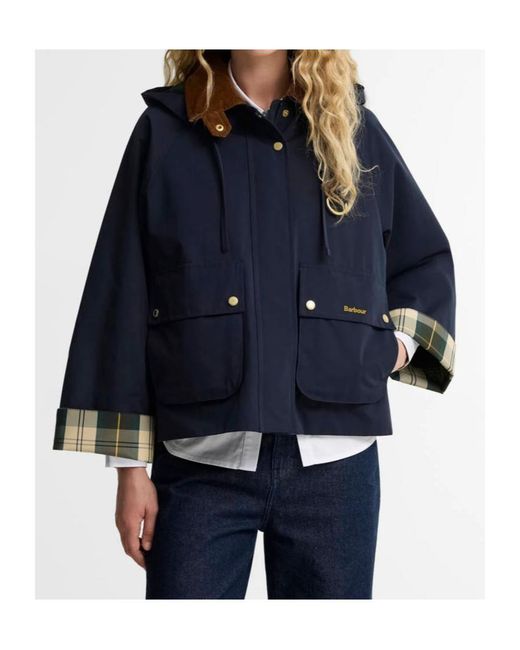 Barbour Blue Rain Jacket