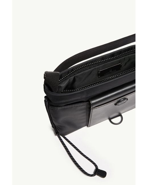 Moncler Black Kenton Drill Crossbody Bag for men