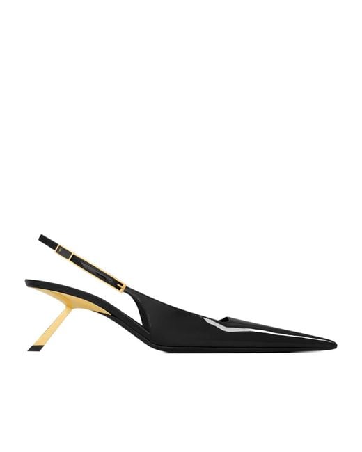 Saint Laurent Multicolor Lee Slingback Pumps