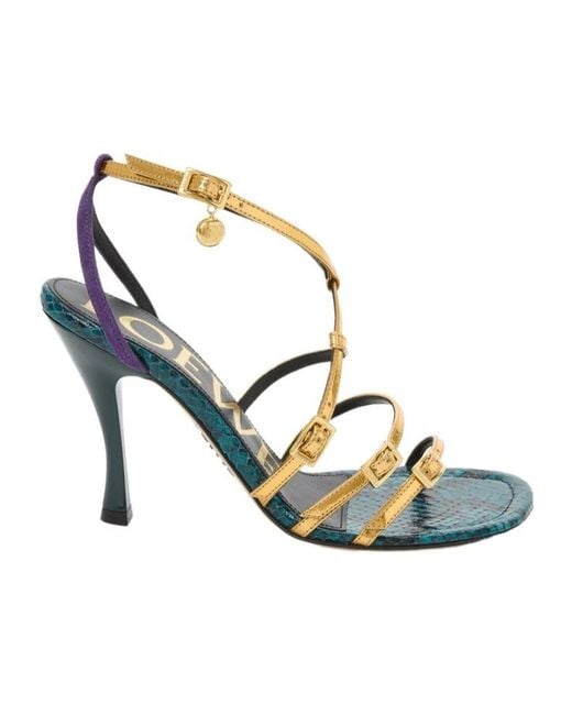 Loewe Blue New Comic Sandals