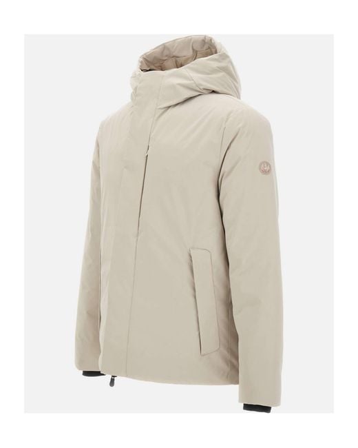 Save The Duck Natural Logo-Patch Padded Jacket for men