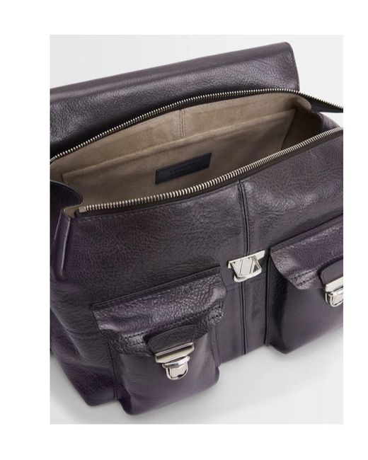 Lemaire White Medium Gear Leather Shoulder Bag for men