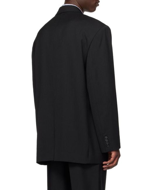 Acne Black Single-Breasted Jacket for men