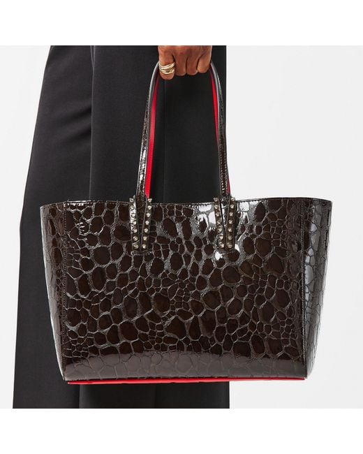 Christian Louboutin Brown Leather Tote Bag