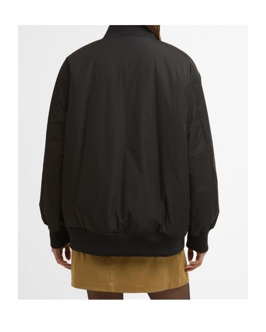 Barbour Black Long-Sleeved Casual Jacket